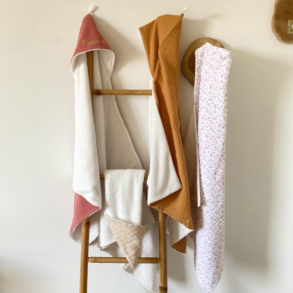 Cape de bain - personnalisable - Bebe - douche - enfant - bonheur enfantin - lille
