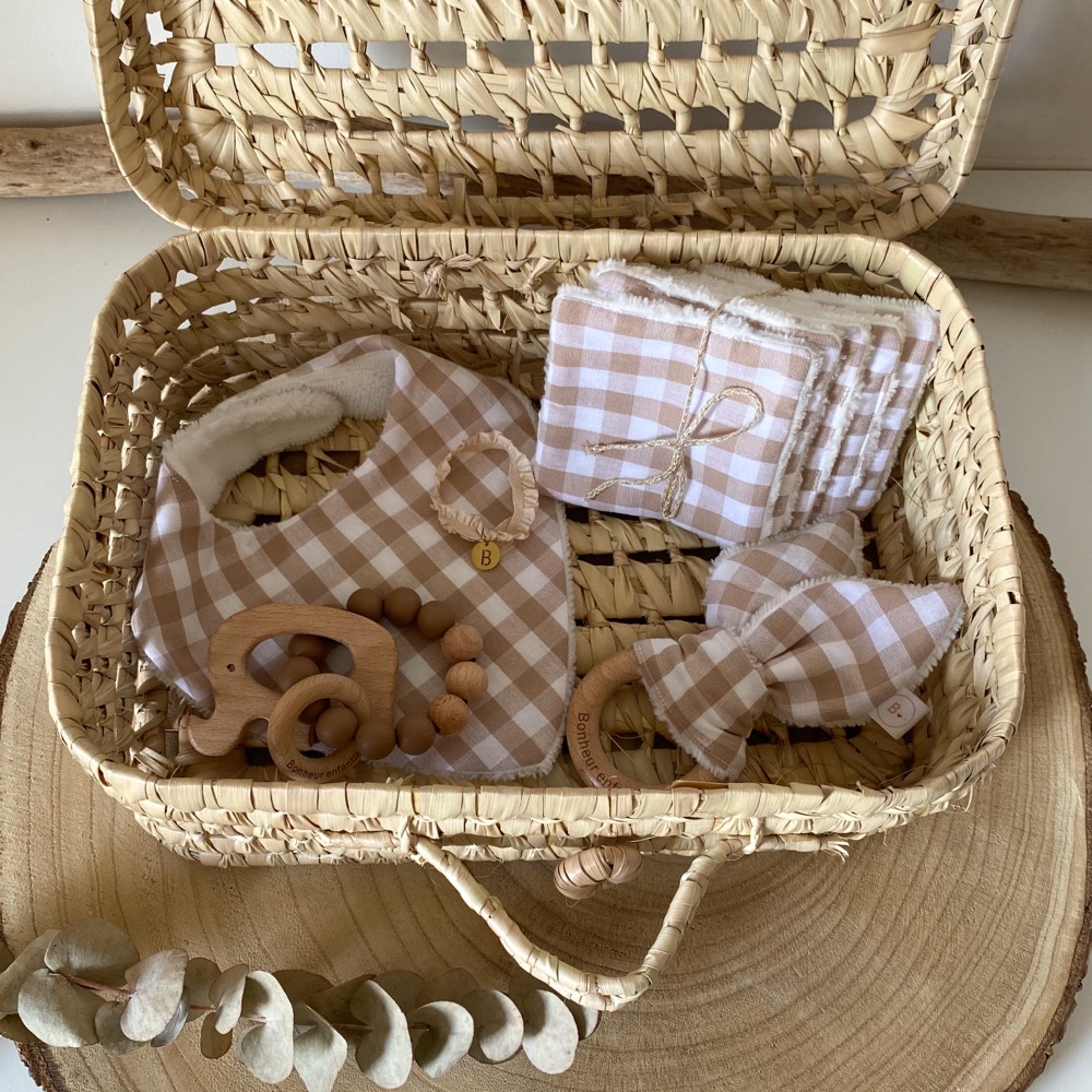 Lingette lavable bébé en éponge de bambou - Bonheur enfantin