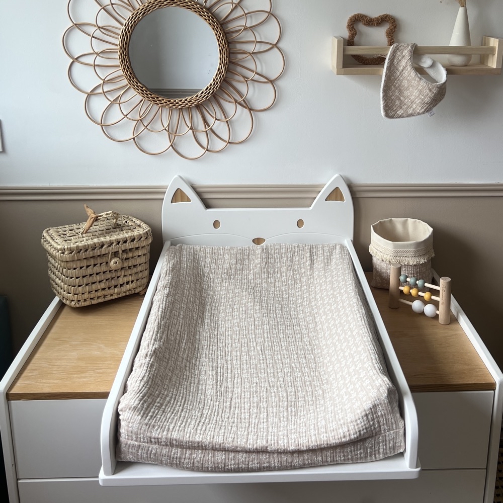 Acheter Housse pour coussin à langer bébé Sable ? Bon et bon marché