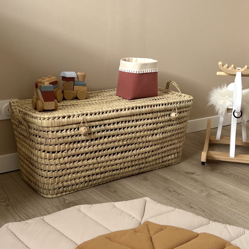 Petite malle de rangement pour bébé - Bonheur enfantin