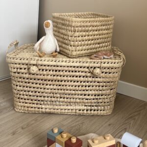 Petite malle de rangement pour bébé - Bonheur enfantin