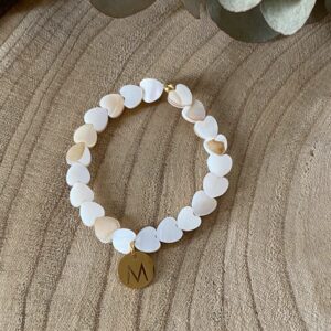 bracelet coeur pour maman personnalise - bonheur enfantin