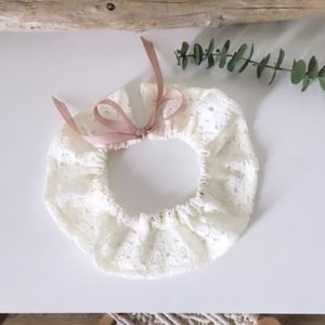 col amovible broderie anglaise - bonheur enfantin
