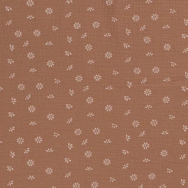 double gaze fleurs de peche - bonheur enfantin double gaze fleurs de peche - bonheur enfantin