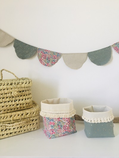 Guirlande De Fanions En Tissu Fait Main Bonheur Enfantin Guirlande De Fanions En Tissu Fait Main Bonheur Enfantin