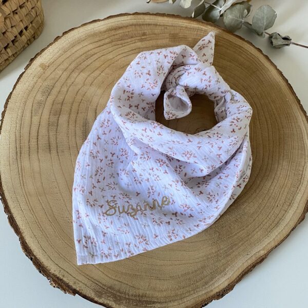 foulard personnalise jefine - double gaze - bonheur enfantin - lille