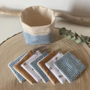 lingette lavable bebe fait main - bonheur enfantin - lille