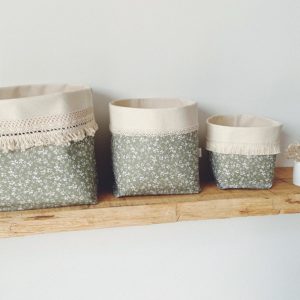 Panier Tissus Personnalisable Pour Bebe Bonheur Enfantin