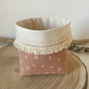 panier tissu - decoration rangement chambre bebe - bonheur enfantin